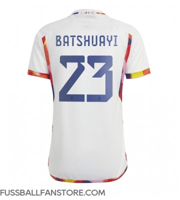 Belgien Michy Batshuayi #23 Replik Auswärtstrikot WM 2022 Kurzarm
